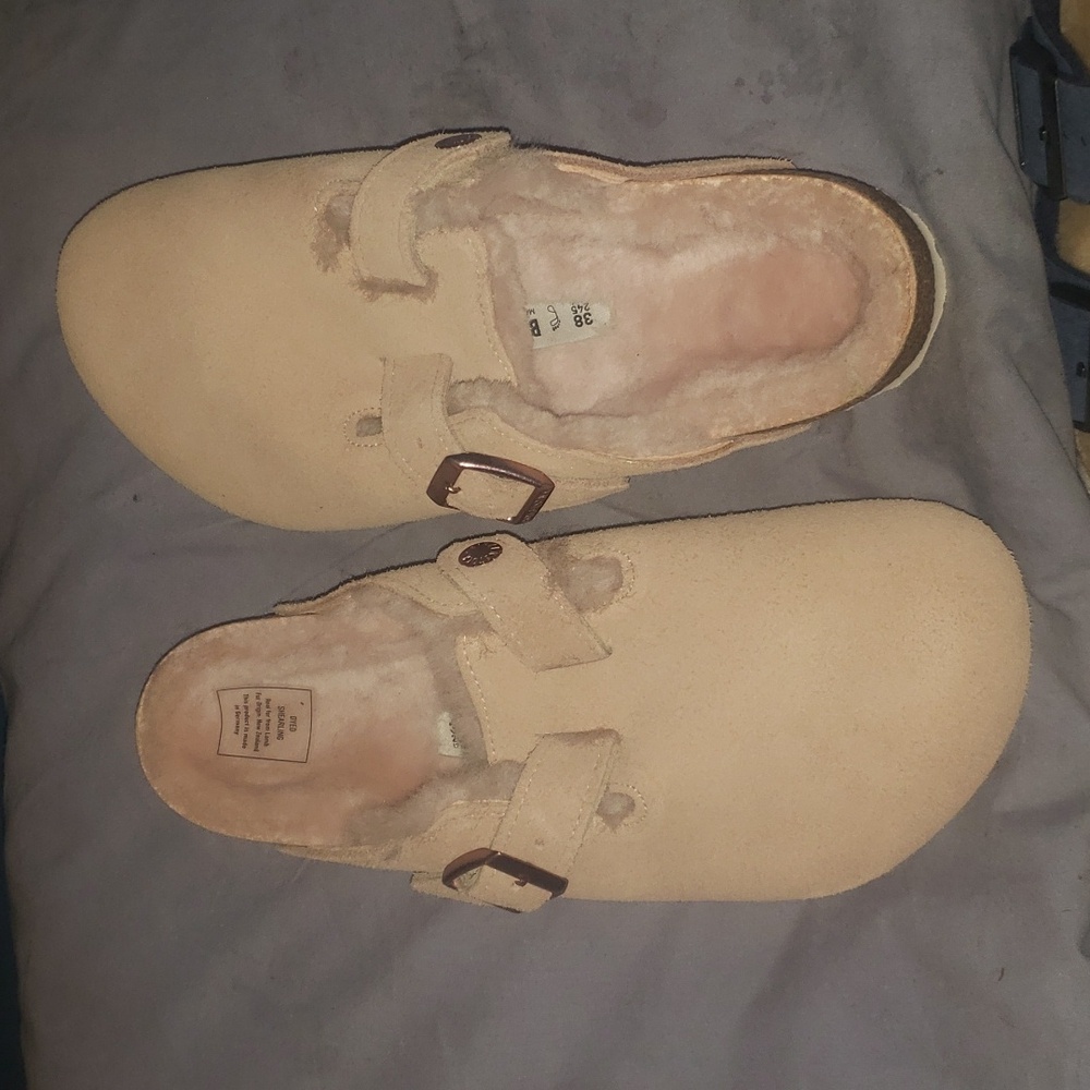 Birkenstocks Boston Shearling Clogs